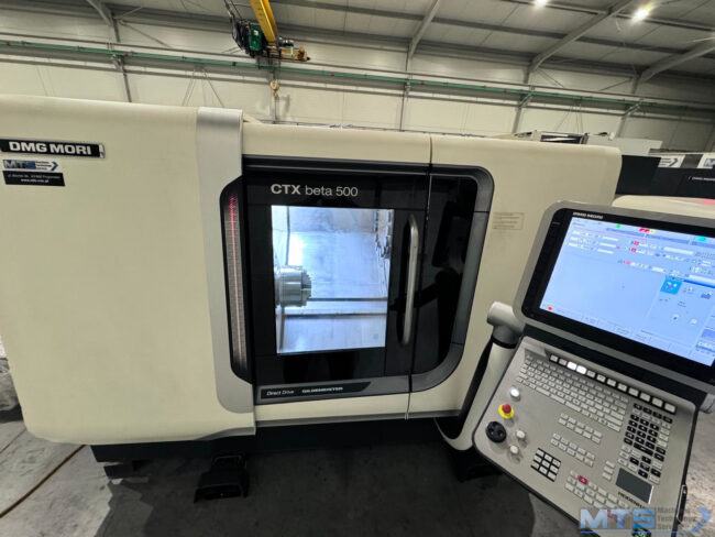 TOKARKA CNC DMG MORI CTX BETA 500 Z OSIĄ Y, C I NAPĘDZANYMI NARZĘDZIAMI